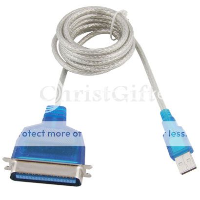 2M USB TO PARALLEL 36 PIN CENTRONICS PRINTER CABLE LEAD