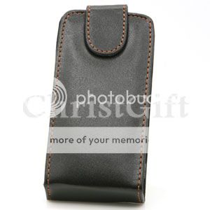 LEATHER FLIP SKIN CASE POUCH FOR LG KP500 COOKIE  