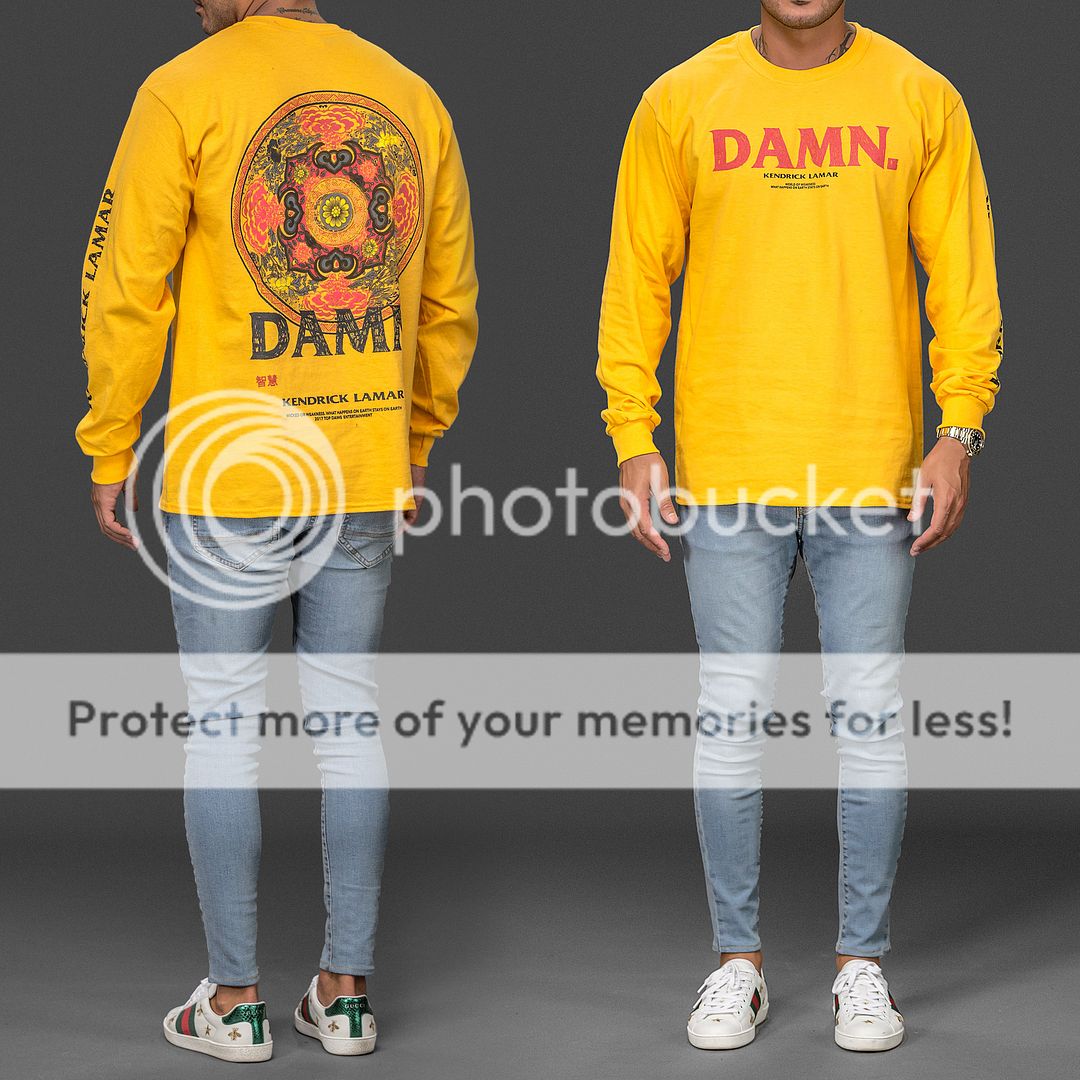 yellow kendrick lamar shirt