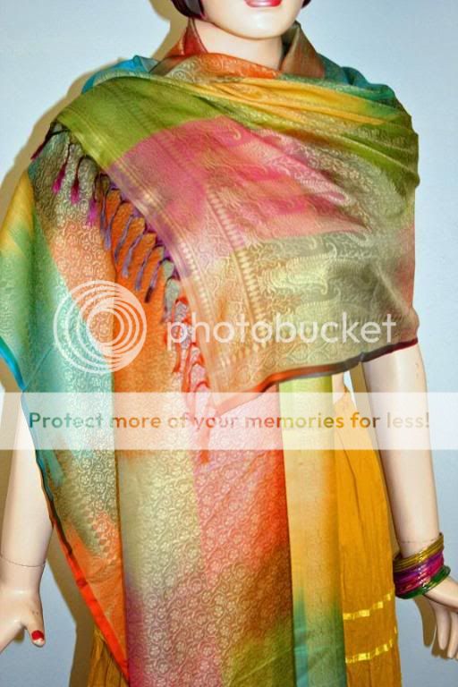 10 Art Silk Rainbow Boho LONG SCARF STOLE wrap Hijab  