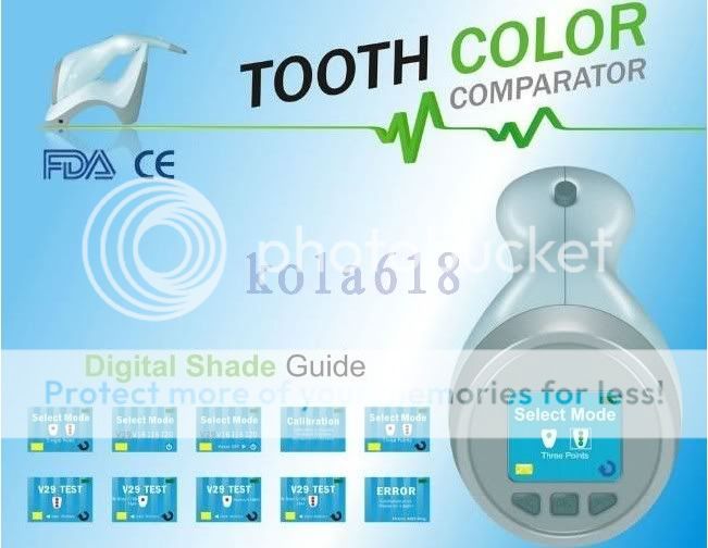  weight 520g dental equipment tooth color comparator porcelain 