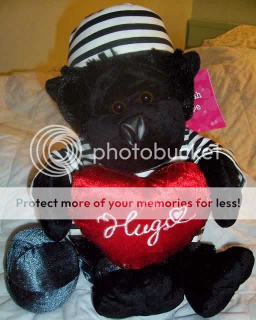 NWT Plush Prisoner of Love Ape Monkey Ball & Chain Stuffed Animal 