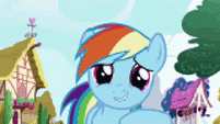 My little pony friendship is magic animation photo: Rainbow Dash and Spike laugh DashandSpike.gif