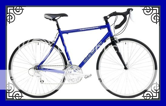 New 2013 Aluminum Dawes Lightning Dlx Shimano Road Bike 50cm Blue Carbon Fork