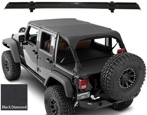 Smittybilt Extended Top Tonneau Header For 2010 2018 4 Door Jeep