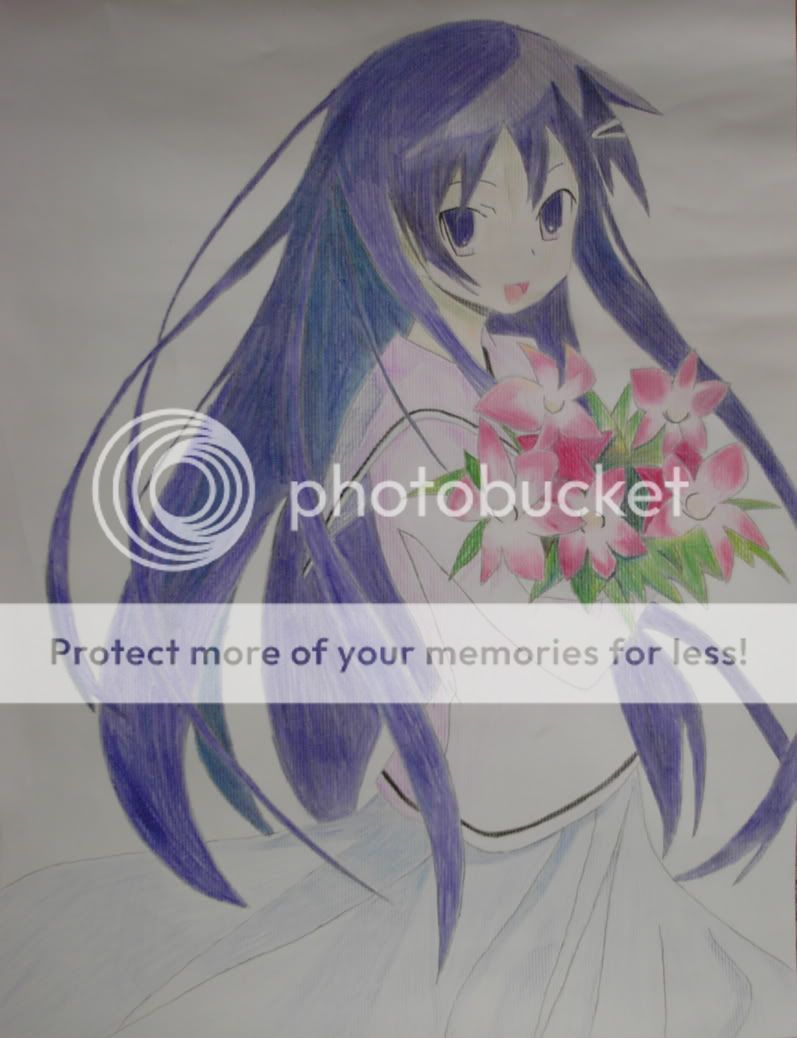 手绘-秋庭里香(彩图)