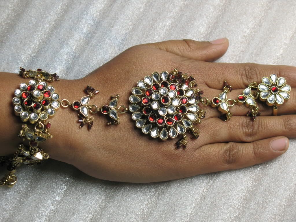 New Bellydance India Indian Costume Jewelry Jewellery Slave Bracelet 