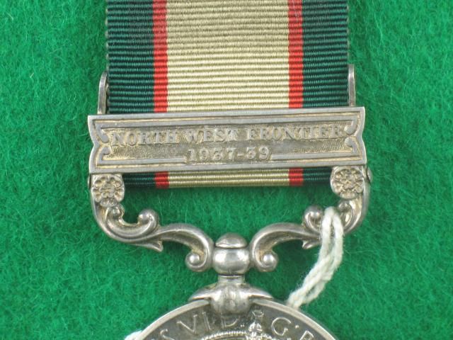 British India General Service Named Medal North West Frontier 1937 39 