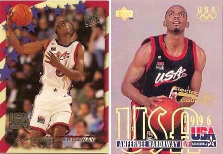 Dream Team 3 (1995-96 Ultra USA 1:56 / Upperdeck Electric Court Gold ...