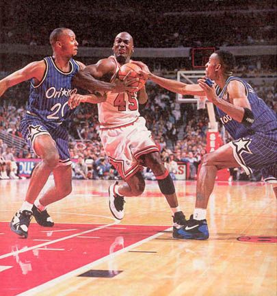 Michael Jordan VS Nick Anderson, Anfernee Hardaway Photo by ...